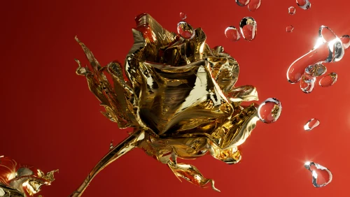 New Year Rose — Flowers CGI by MUZZIN+SAMIRI